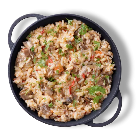 Vegetarian Pilaf cu ciuperci - 1