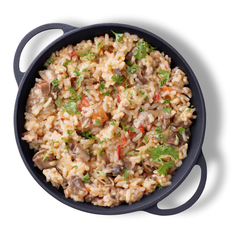 Vegetarian Pilaf cu ciuperci - 1