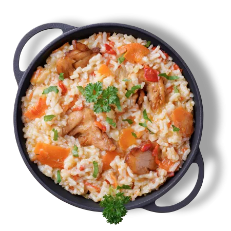 Pui Pilaf cu piept de pui - 1