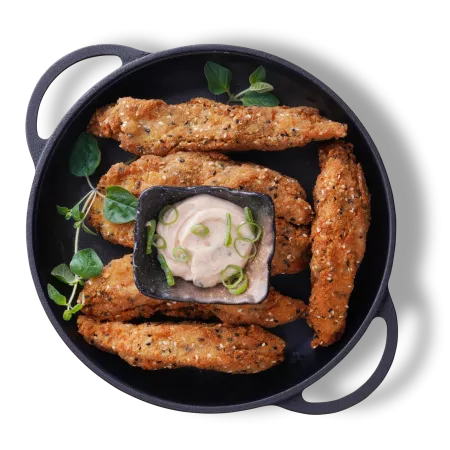 Pui Pui crocant cu susan - 1