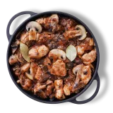 Porc Porc inabusit cu sos de ciuperci brune - 1