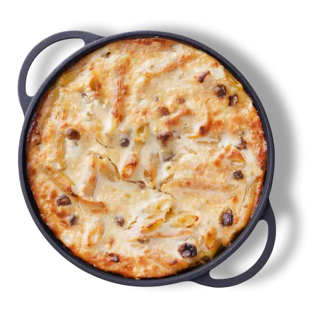 Desert Budinca de paste cu branza si stafide - 1