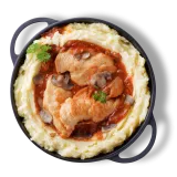 Pui Escalop de pui pe pat de piure - 1