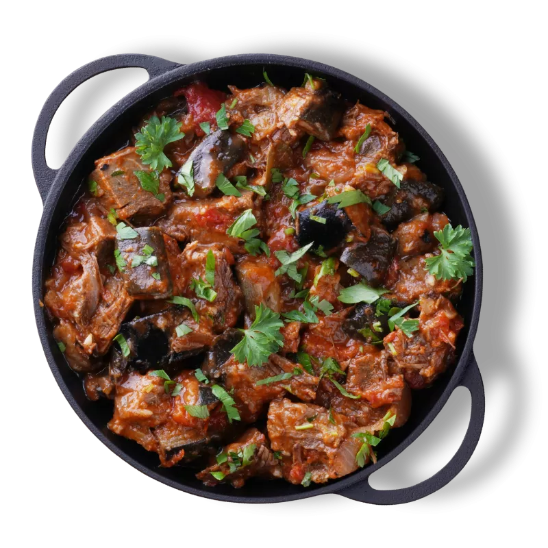 Vită Tocanita de vită si vinete - 1