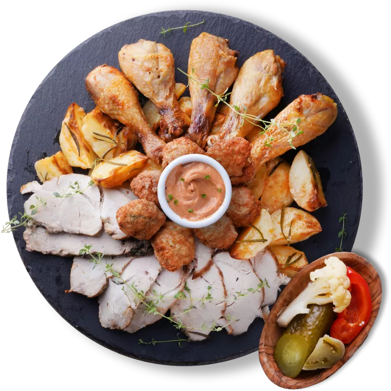 Platou bunătăți asortate