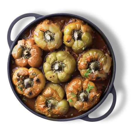 Vegetarian Ardei umpluti cu legume - 2