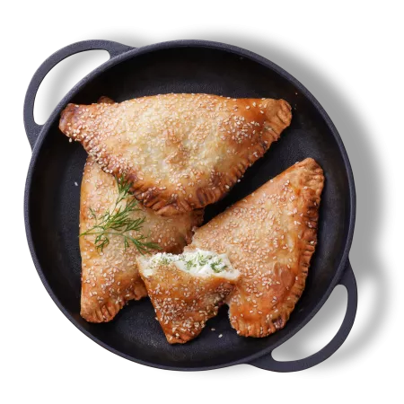 Aperitive Trigoane cu branza si marar - 1