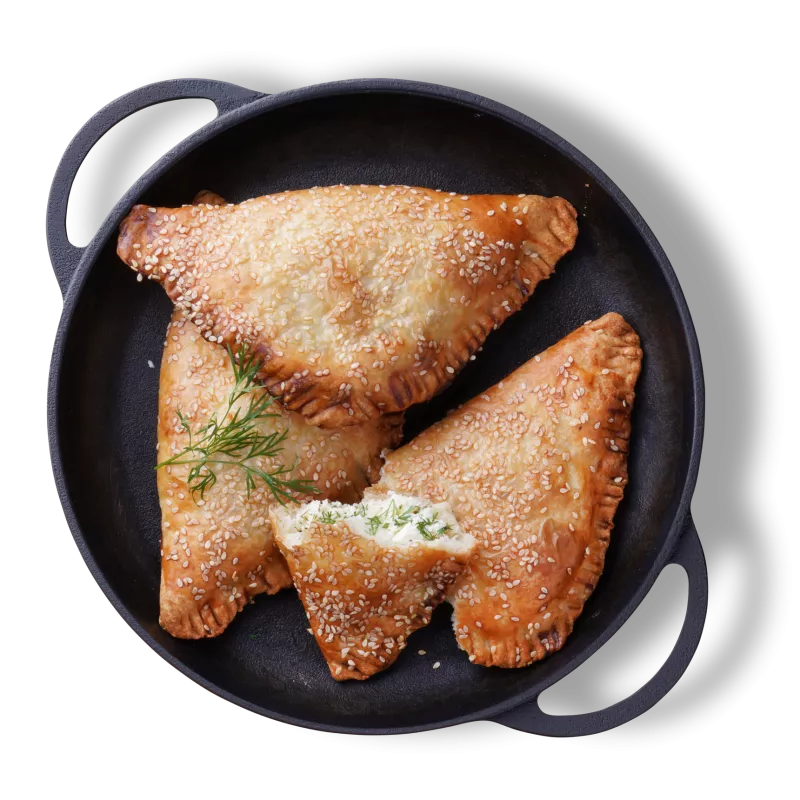 Aperitive Trigoane cu branza si marar - 1