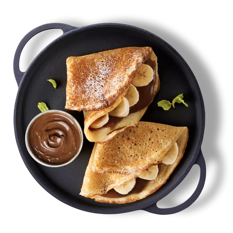 Clătite cu Nutella și banane