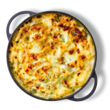 Paste gratinate cu pui și ciuperci